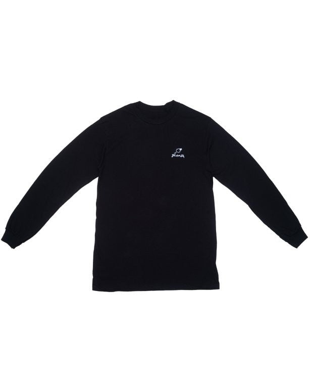 Phonia 刺繍ロンT BLACK