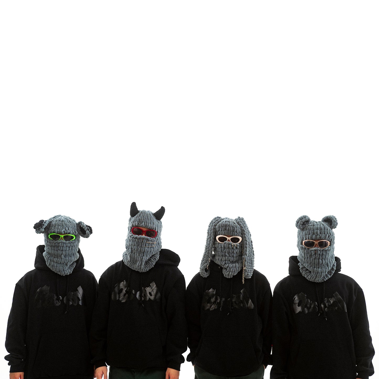 oops cool logo hoodie BLACK