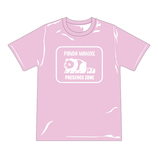 【パンダまみれ会員限定】ヴィンテージ風PANDASAN Tシャツ PINK