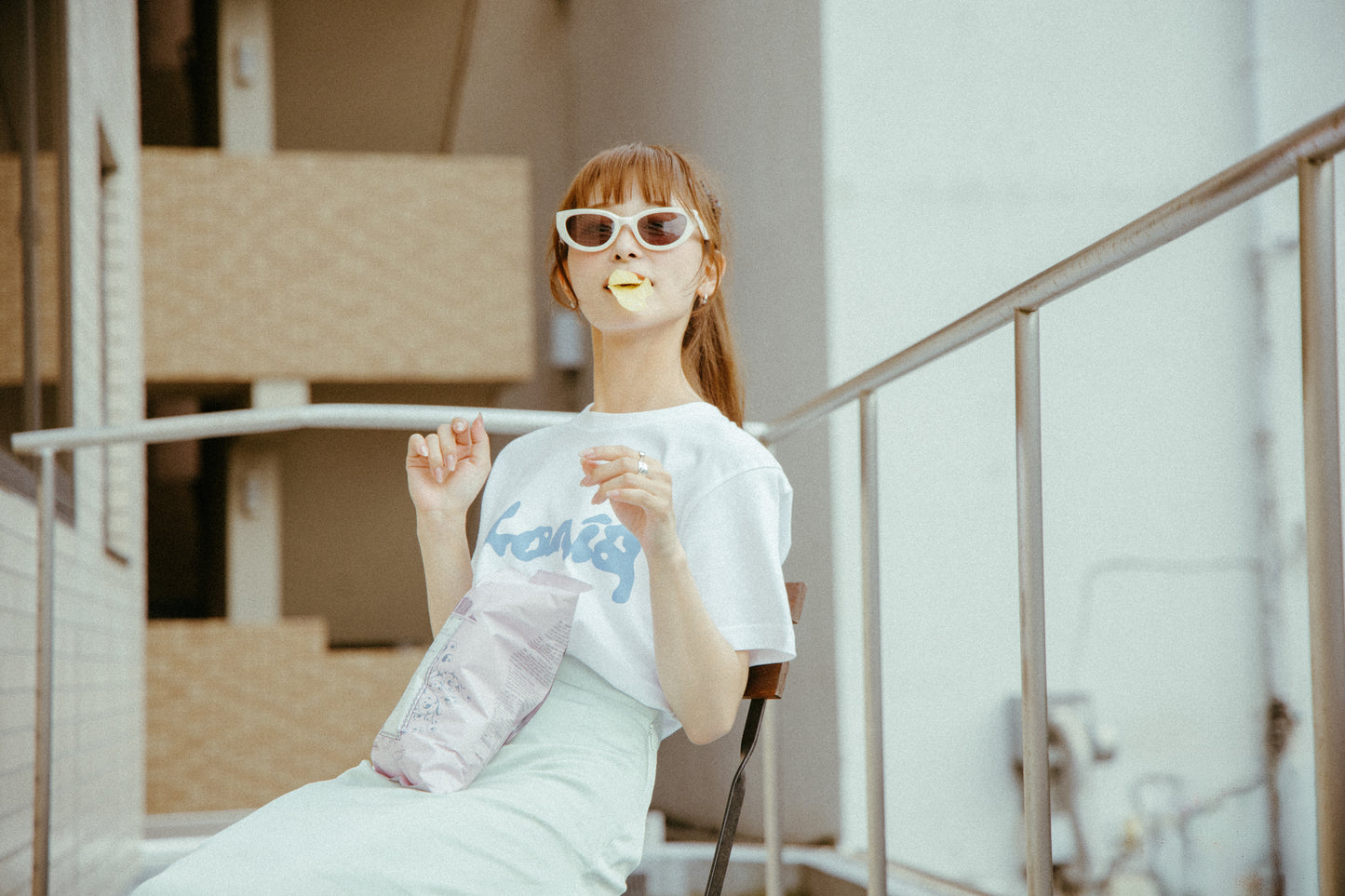 Phonia LOGO TEE WHITE