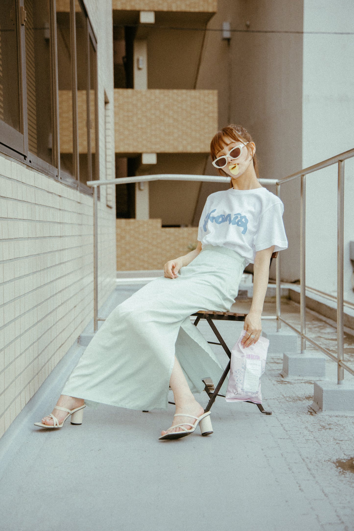 Phonia LOGO TEE WHITE