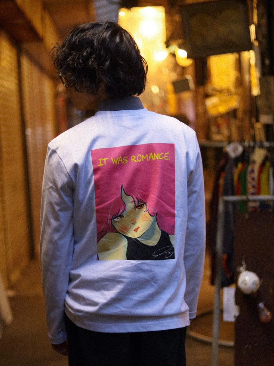 ロマンスピンクちゃん ロンT WHITE