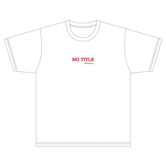 NO TITLE Tシャツ WHITE