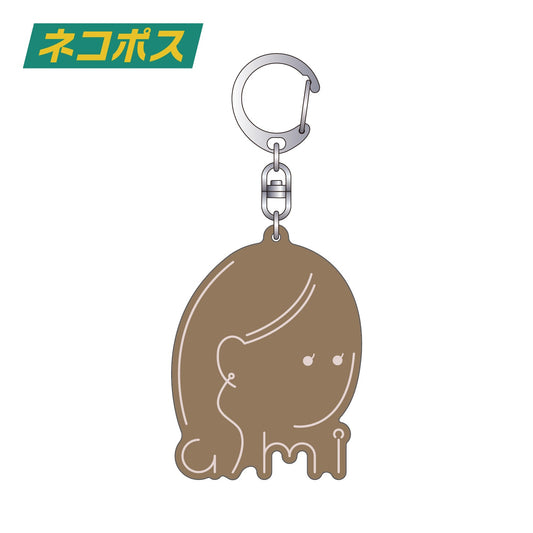 ロゴラバーキーホルダー BROWN
