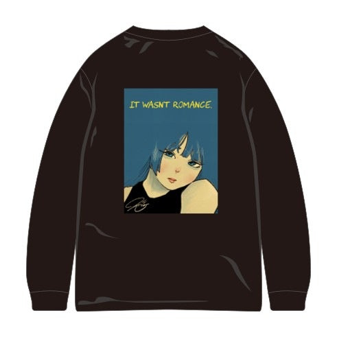 ロマンスブルーちゃん ロンT BLACK
