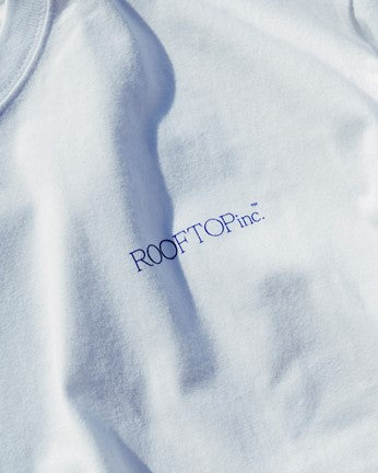 ROOFTOP Classic LOGO T-shirt WHITE