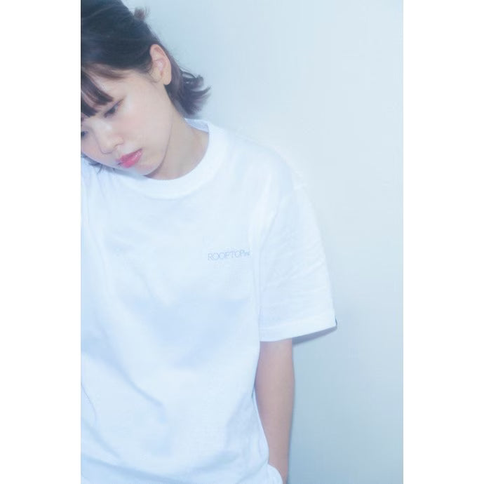ROOFTOP Classic LOGO T-shirt WHITE