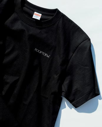 ROOFTOP Classic LOGO T-shirt BLACK
