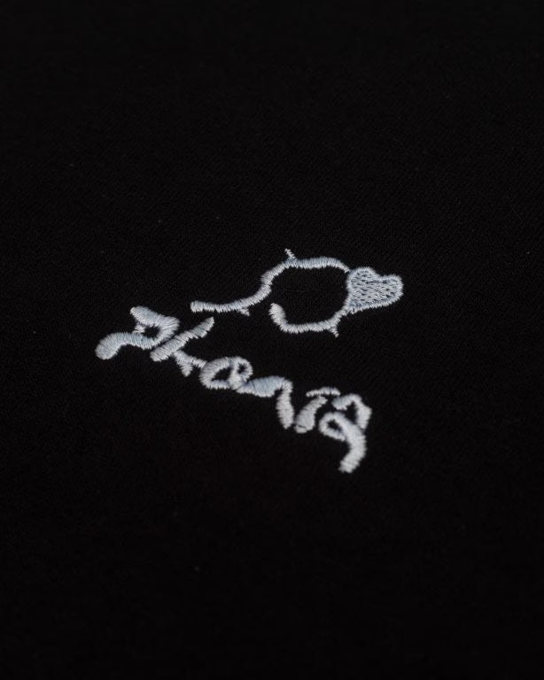 Phonia 刺繍ロンT BLACK