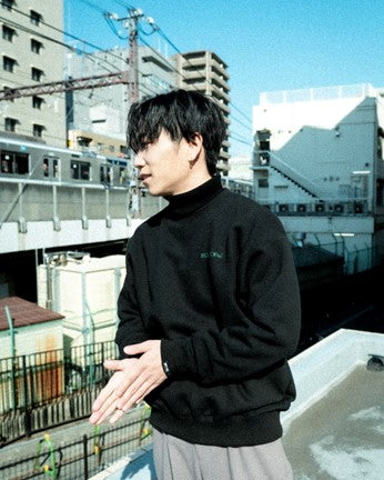 ROOFTOP sweat shirt BLACK