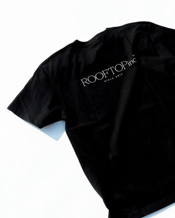 ROOFTOP Classic LOGO T-shirt BLACK