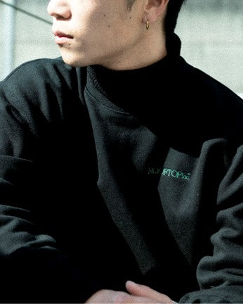 ROOFTOP sweat shirt BLACK