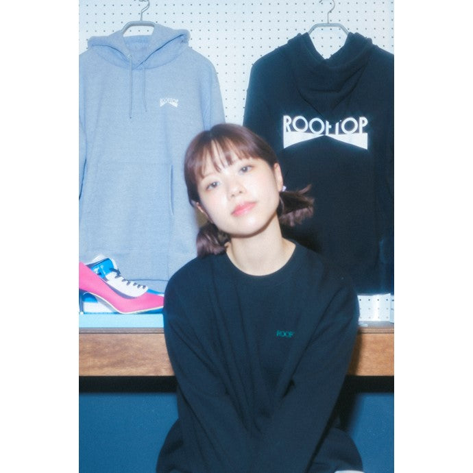 ROOFTOP sweat shirt BLACK