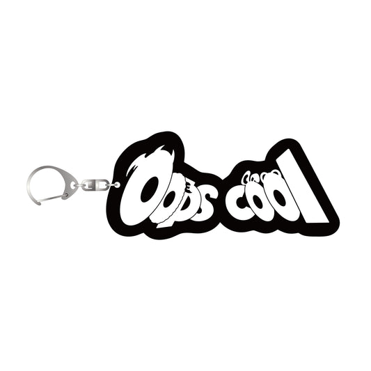 oops cool ロゴラバーキーホルダー