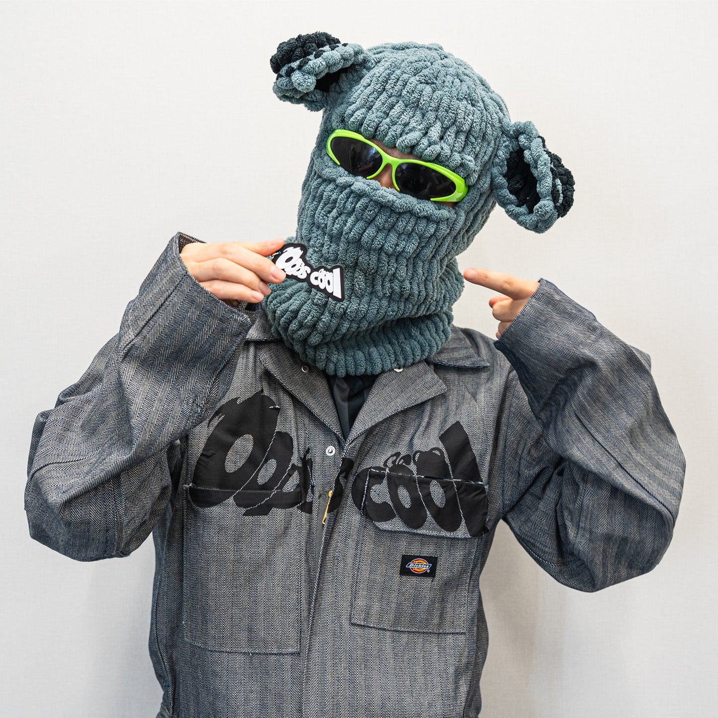 oops cool ロゴラバーキーホルダー